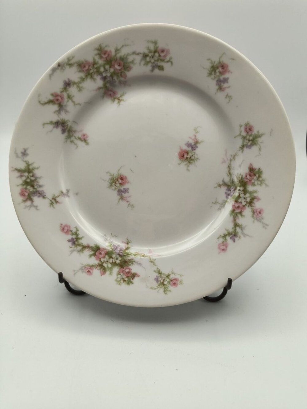 Theodore Haviland Limoges France Floral Porcelain Plate 7.5" Antique Vintage